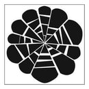 The Crafters Workshop 6X6 Template - Fragmented Flower