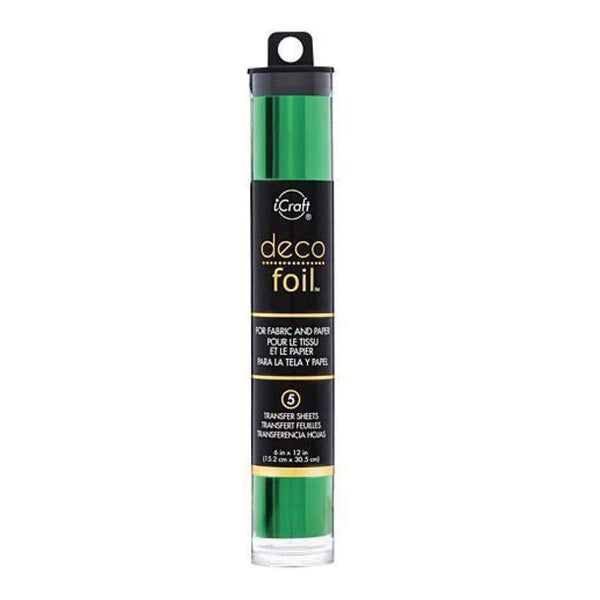 Thermoweb  - Deco Foil 6 Inch X12 Inch  5 Pack  Green