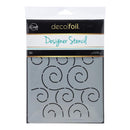 Thermoweb Deco Foil Designer Stencil 6 inch X8 inch Swirls