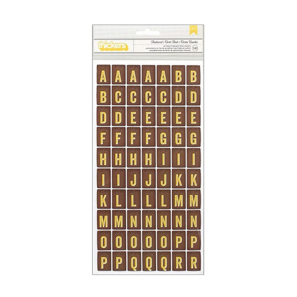 American Crafts Thickers - FlashCard - Alphabet*