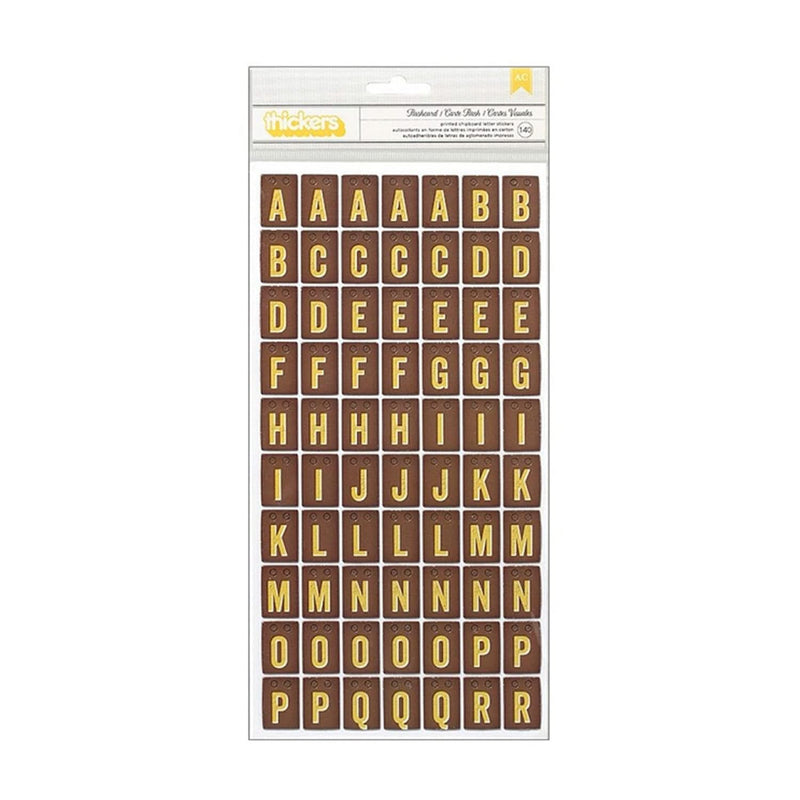 American Crafts Thickers - FlashCard - Alphabet*