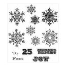Tim Holtz Cling Rubber Stamp Set 7 Inch X8.5 Inch  Mini Weathered Winter
