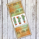 Tim Holtz Cling Stamps 7"X 8.5" - Mod Cactus*