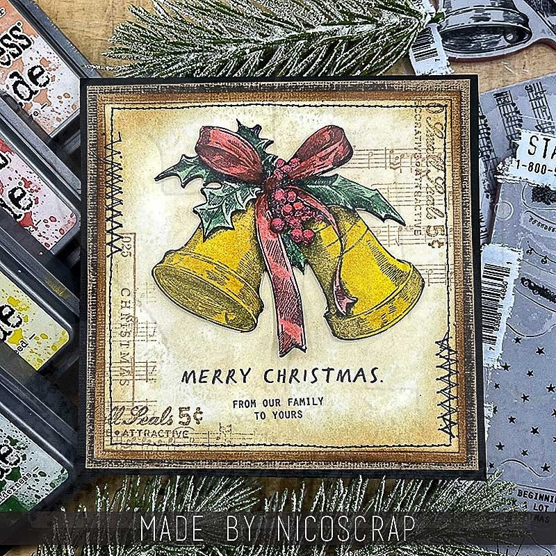 Tim Holtz Cling Stamps 7"x 8.5" - Department Store*