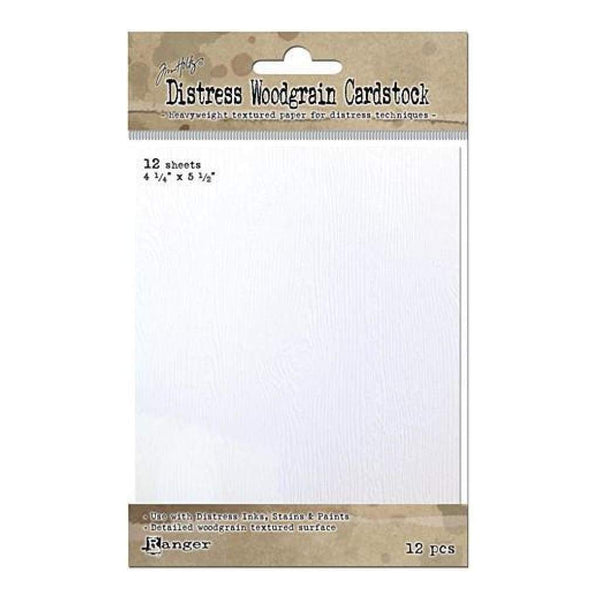 Tim Holtz Distress Cardstock 12 Sheets 4.25 Inch X5.5 Inch