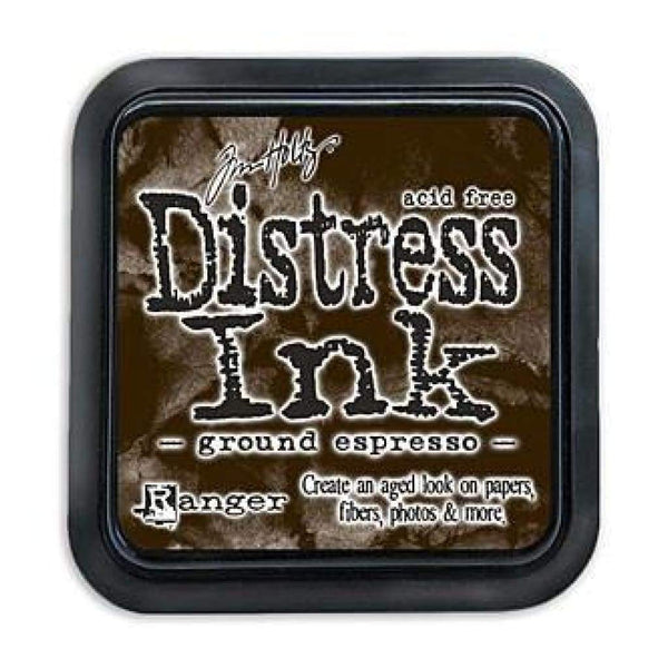 Tim Holtz Distress Ink Pad August-Ground Espresso