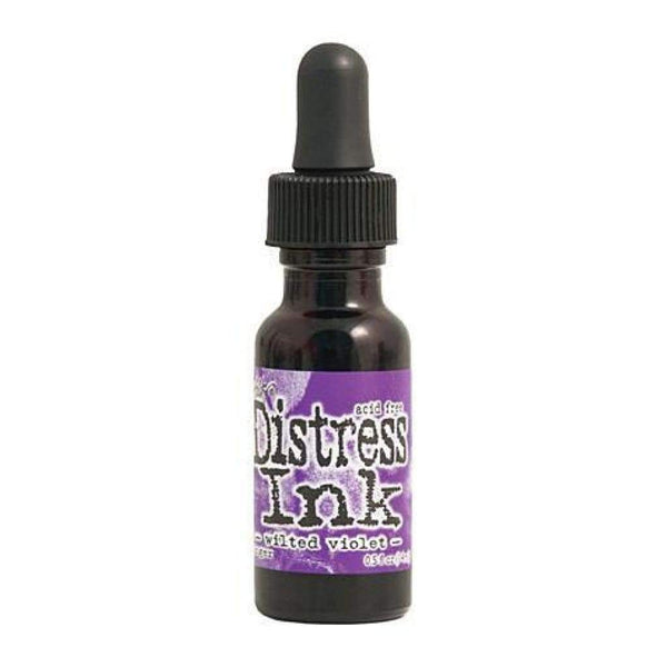 Tim Holtz Distress Ink Re-Inker .5Oz September-Wilted Violet