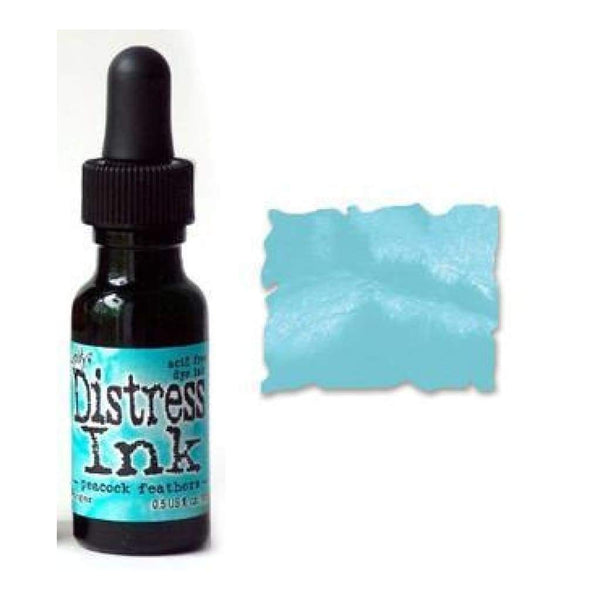 Tim Holtz - Distress Ink Reinkers 14Ml -  Peacock Feathers