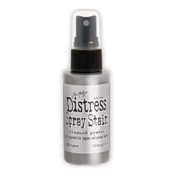 Tim Holtz Distress Spray Stains 1.9Oz Bottles - Brushed Pewter