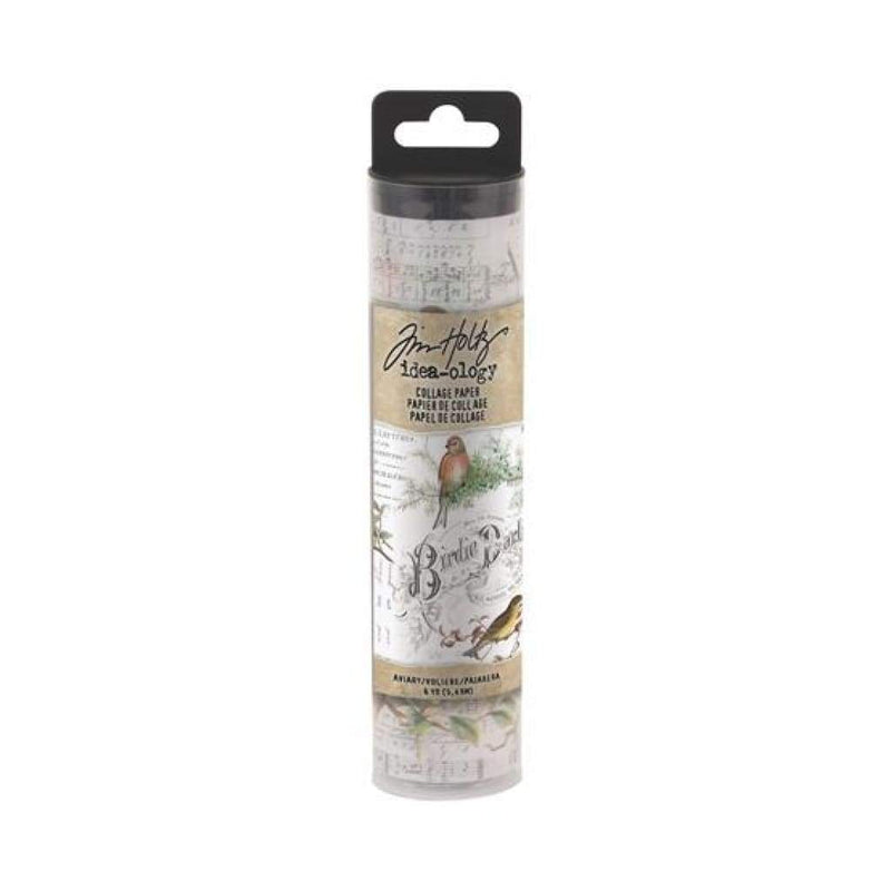 Tim Holtz - Idea-Ology Collage Paper 6yds Aviary