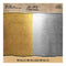 Tim Holtz - Idea-Ology Kraft Stock Cardstock Pad 8 inch X8 inch 36 pack Metallic Gold & Silver