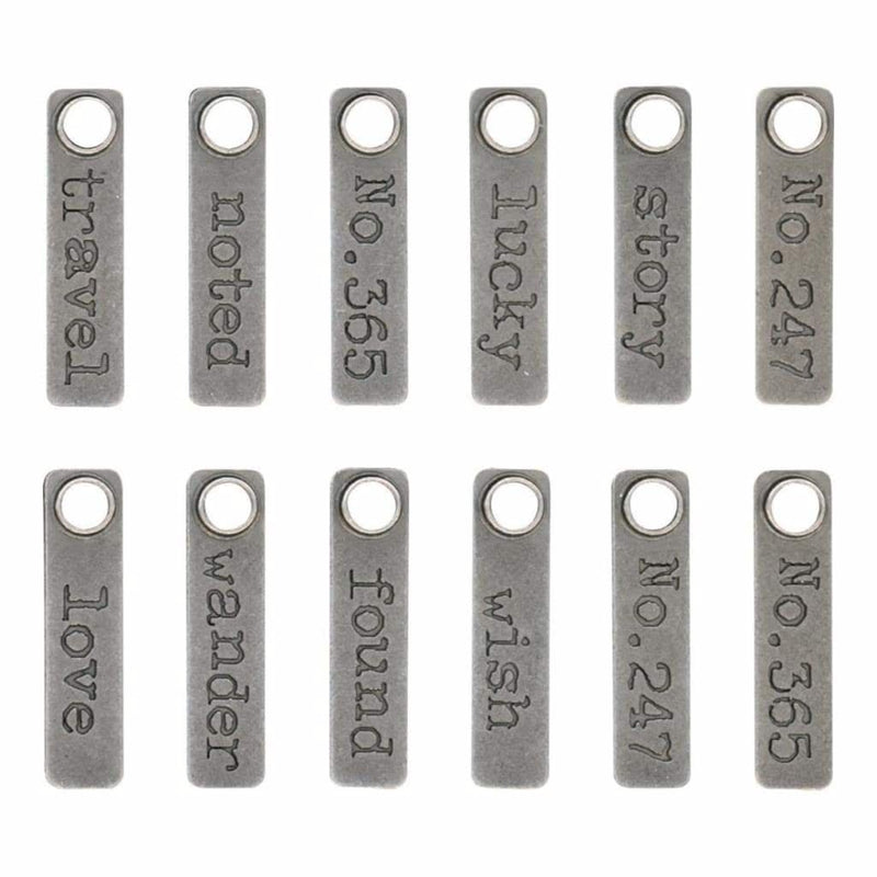 Tim Holtz - Idea-Ology Metal Story Sticks 12 pack .25 inch X1 inch