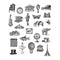 Tim Holtz Large Cling Rubber Stamp Set - Tiny Things
