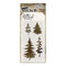 Tim Holtz Layered Stencil 4.125 inch X8.5 inch Woodland