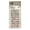 Tim Holtz Layered Stencil 4.125Inchx8.5Inch Typo