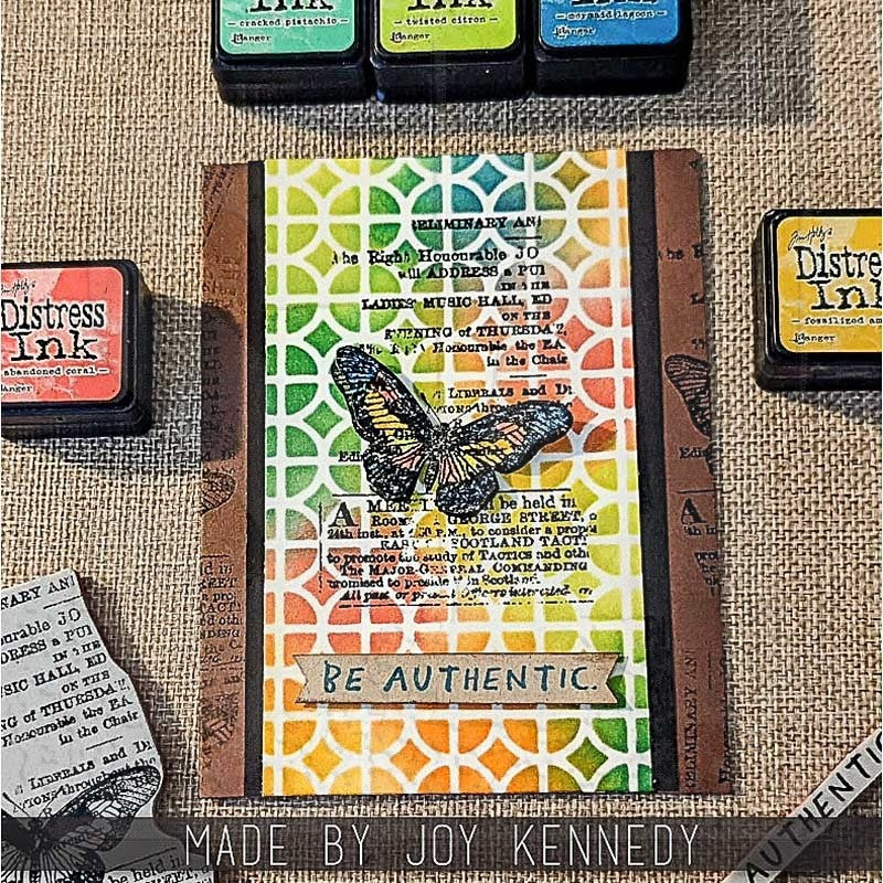 Tim Holtz Layered Stencil 4.125"x 8.5" - Focus*