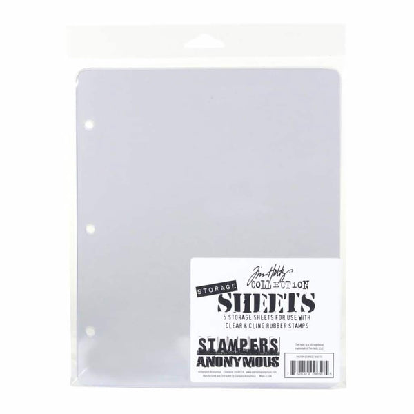 Tim Holtz Storage Sheets 5/ Pkg