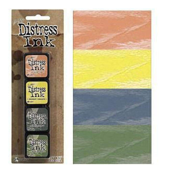 Tim Holtz/Ranger - Distress Mini Ink Pads 4 Pack - Kit 10