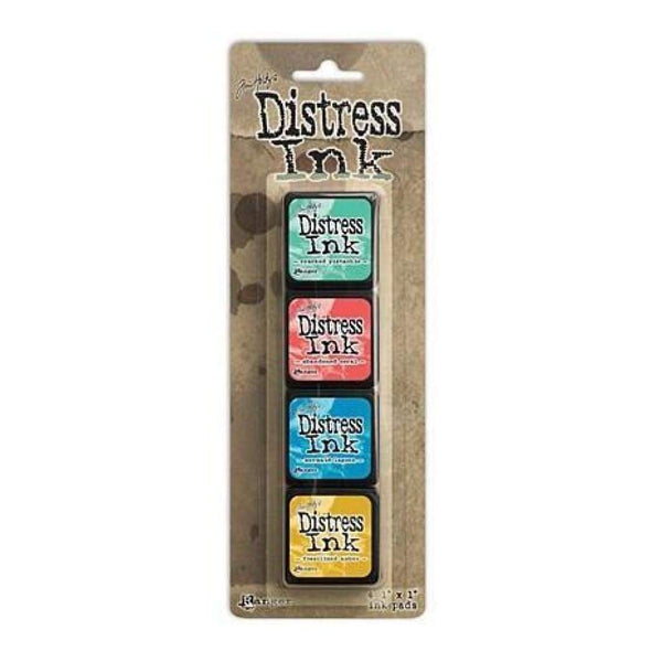 Tim Holtz/Ranger - Distress Mini Ink Pads 4 Pack - Kit 13