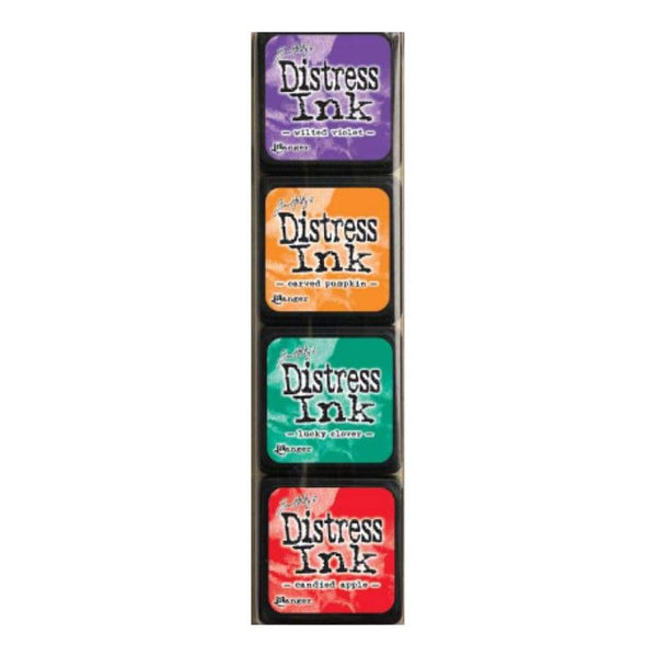 Tim Holtz/Ranger - Distress Mini Ink Pads 4 Pack - Kit 15