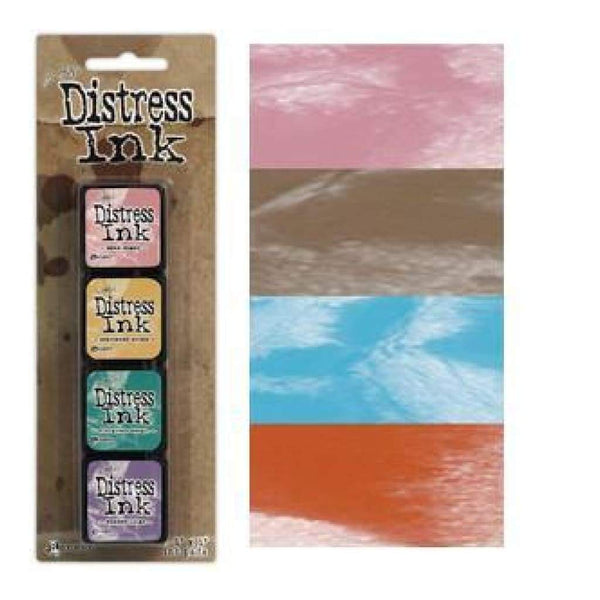 Tim Holtz/Ranger - Distress Mini Ink Pads 4 Pack - Kit 6