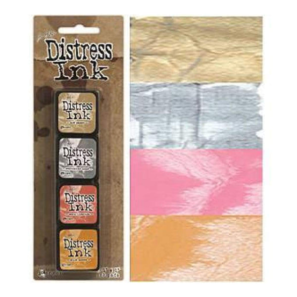 Tim Holtz/Ranger - Distress Mini Ink Pads 4 Pack - Kit 7