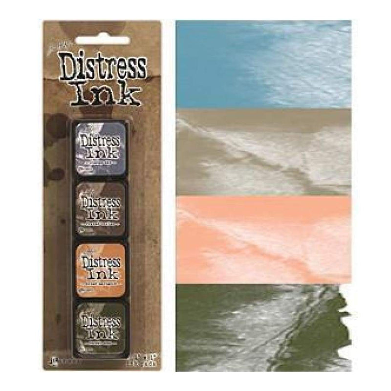 Tim Holtz/Ranger - Distress Mini Ink Pads 4 Pack - Kit 9