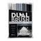 Tombow Dual Brush Marker Set 10 Pack - Grey Scale