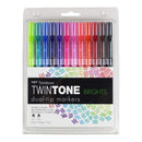 Tombow Twintone Marker Set 12 pack Brights
