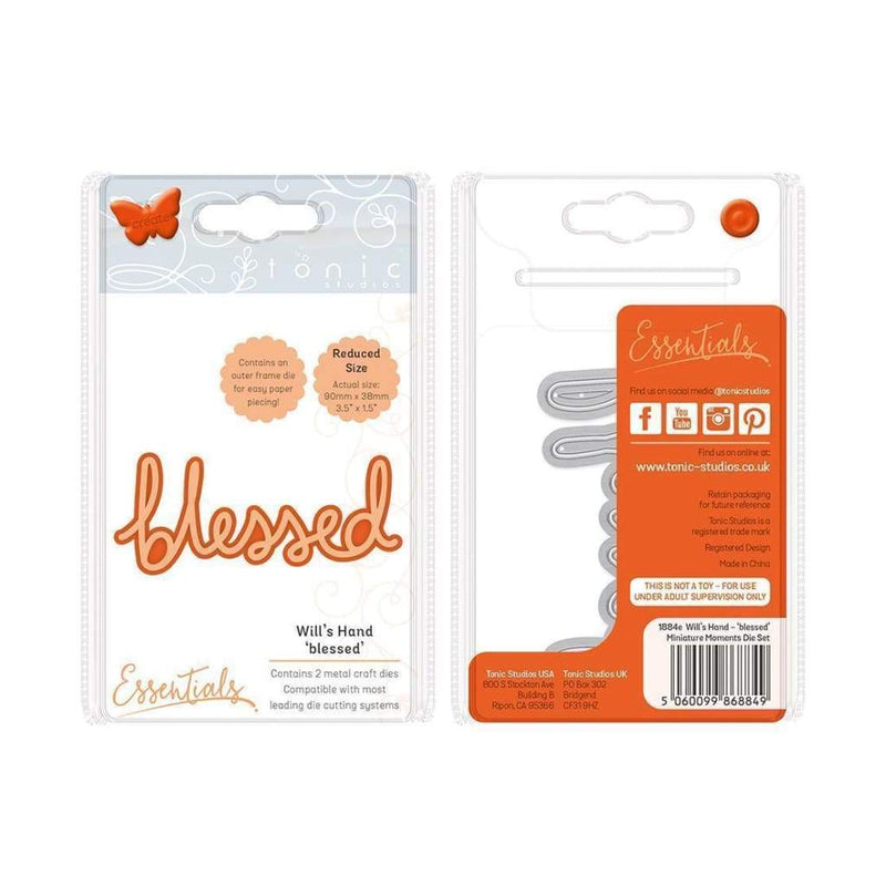 Tonic Studios Miniature Moments Sentiment Die - Blessed*