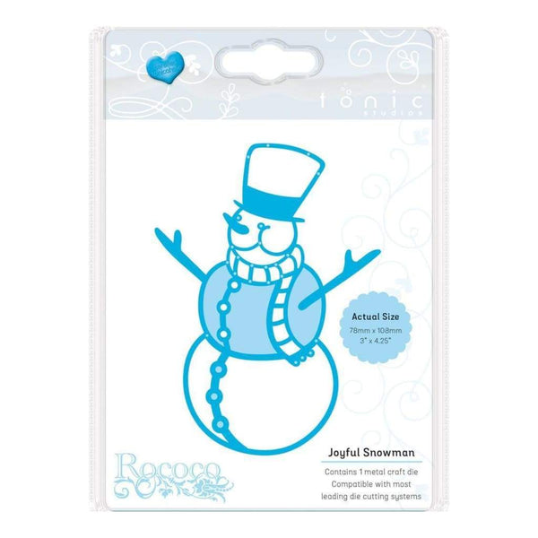 Tonic Studios Rococo Christmas Die Joyful Snowman