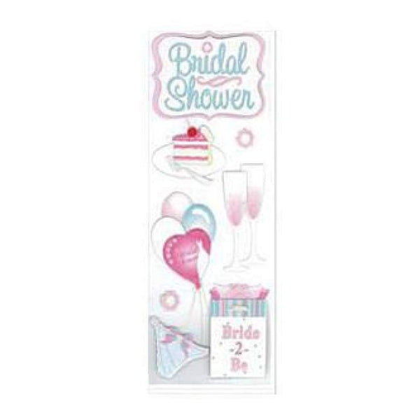 Touch Of Jolee's Dimensional Stickers Bridal Shower