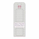 Trimcraft - Deco Mache Paper 10.25 Inch X14.75 Inch  3 Pack  - Silver Regal