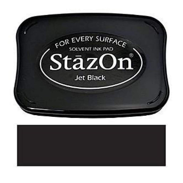 Tsukineko - Stazon Solvent Inkpad - Jet Black