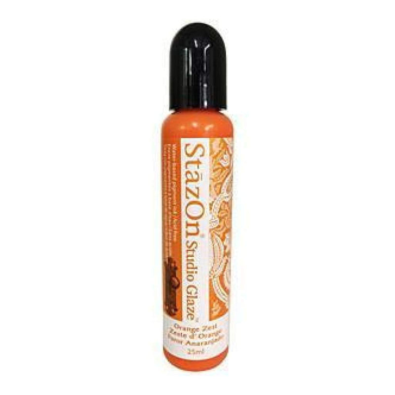 Tsukineko - Stazon Studio Glaze 2Oz -  Orange Zest