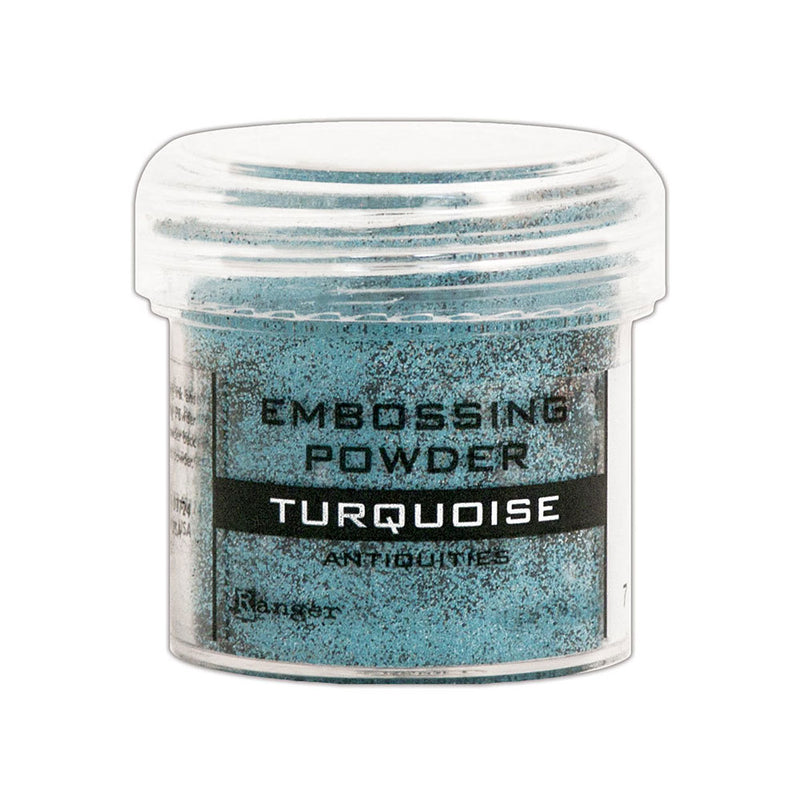 Ranger Embossing Powder - Turquoise .63 oz