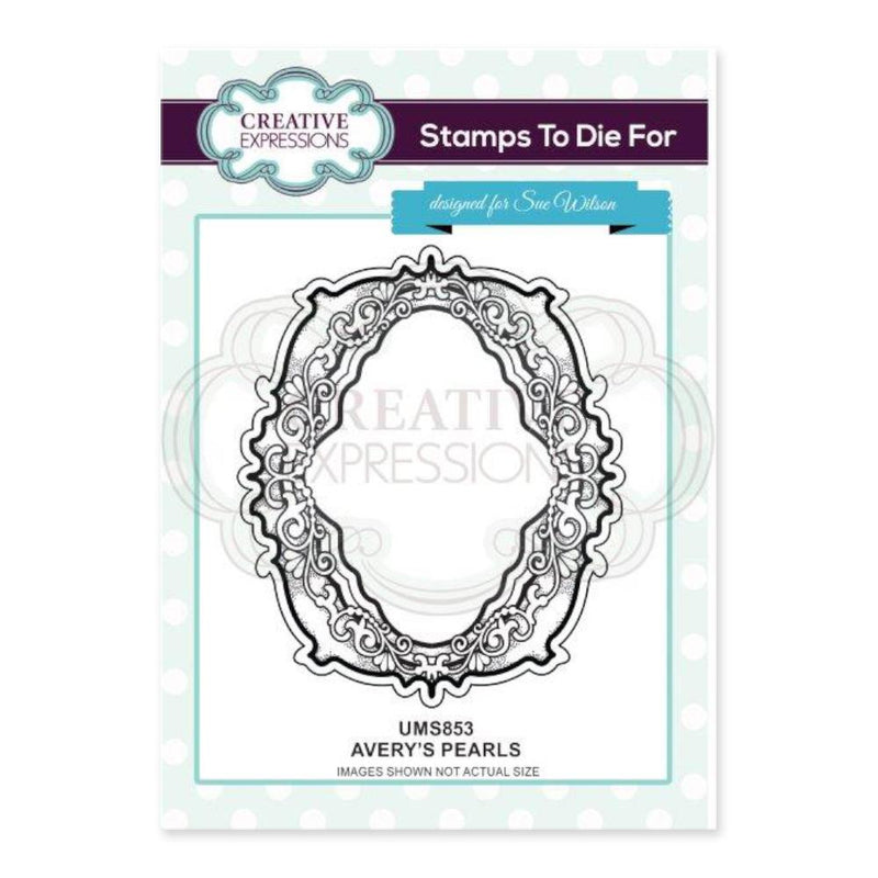 Creative Expressions - Averys Pearls Pre Cut Stamp Set Co-ord with CED4364