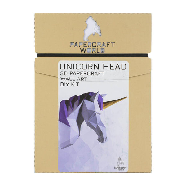 3D Papercraft Wall Art - Unicorn