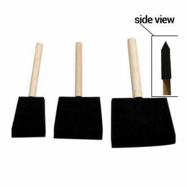 Universal Crafts - Foam Sponge Brushes - Pack Of Three