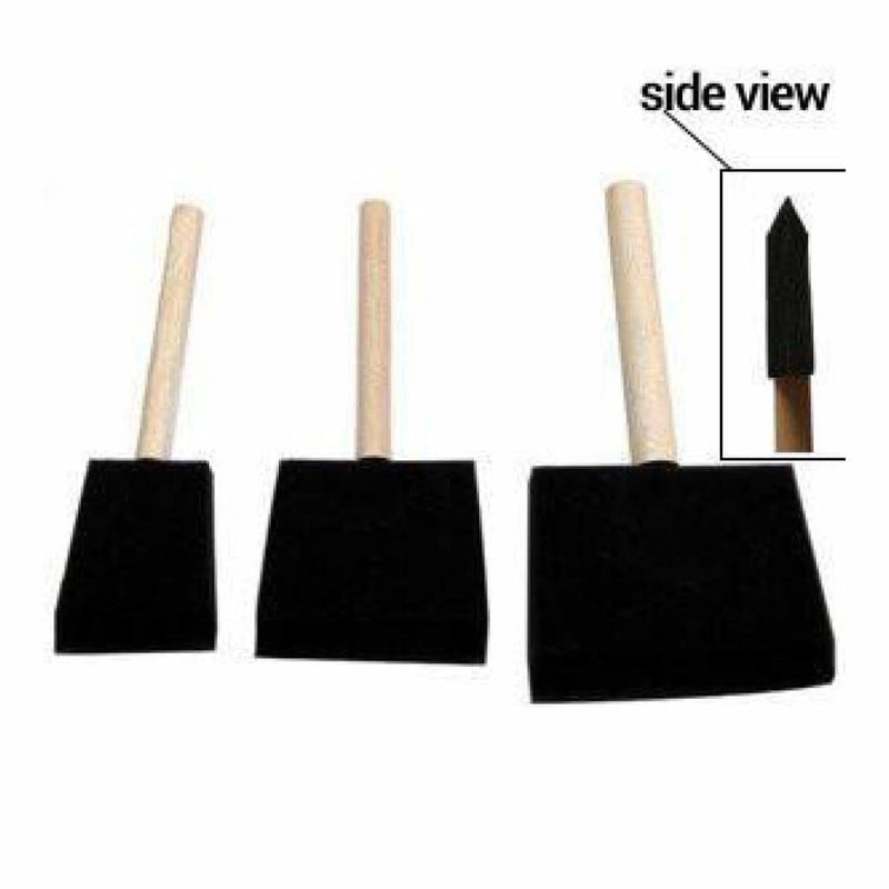 Universal Crafts - Foam Sponge Brushes - Pack Of Three