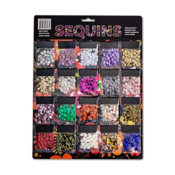 Universal Crafts - Sequins Card - 20/pkg