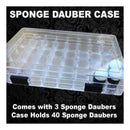 Universal Crafts Sponge Dauber Case - Comes With 3 Sponge Daubers