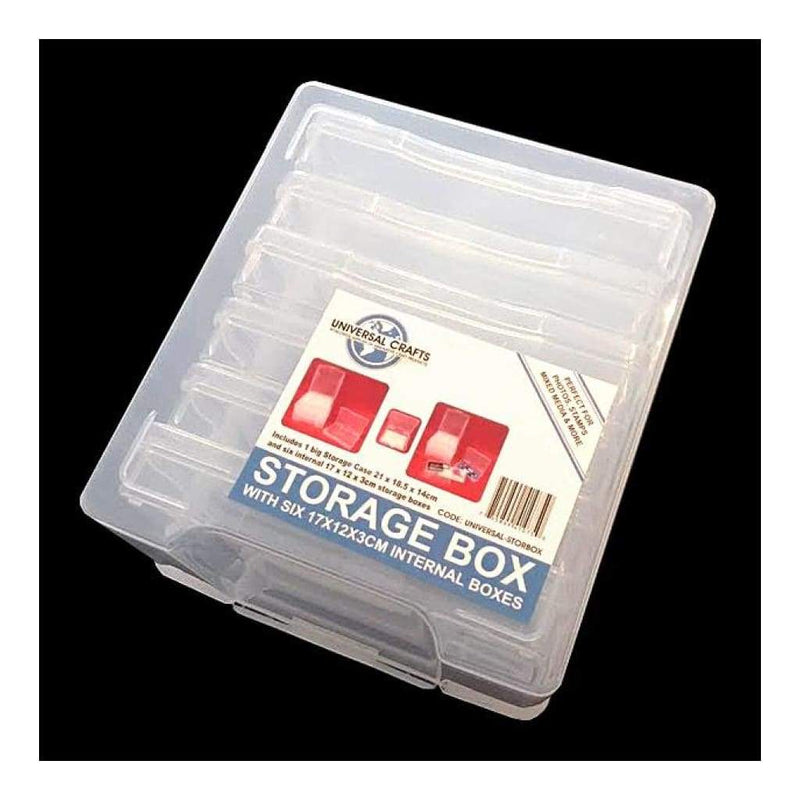 Universal Crafts Multi Craft Storage Box - Clear