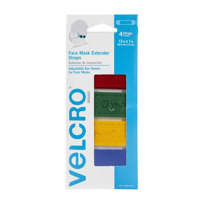 VELCRO® Brand Mask Extender 4/Pkg Multi