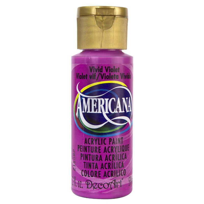 Americana Gloss Enamels Acrylic Paint 2oz - Vivid Violet
