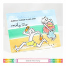 Waffle Flower Crafts Clear Stamp 5 inch X7 inch - Sandy Toes*