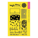 Waffle Flower Crafts Clear Stamps 4 inch X6 inch Purse-Nality