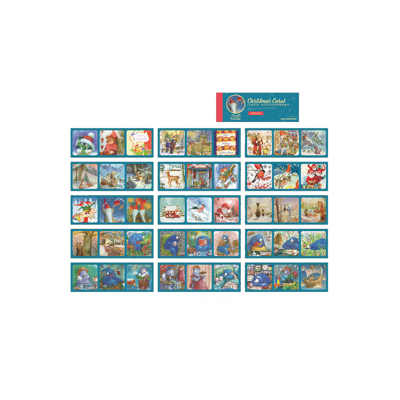 Poppy Crafts Christmas Washi Sticker Booklet - 30pack - Elf Magic*