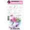 Art Impressions - Watercolour Cling Rubber Stamps - WC Shoe