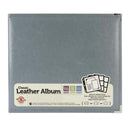 We R Classic Leather D-Ring Album 12 Inch X12 Inch Charcoal